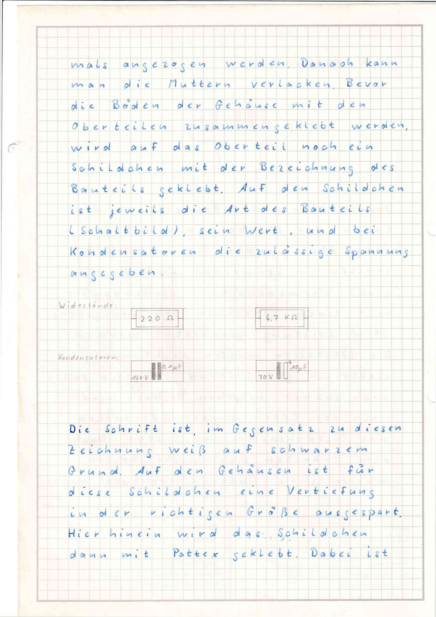 Berichtsheft Heinz Mauder